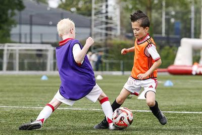Stevige duels, maar altijd fair. © Pro Shots