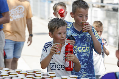 Even afkoelen met water. © Pro Shots